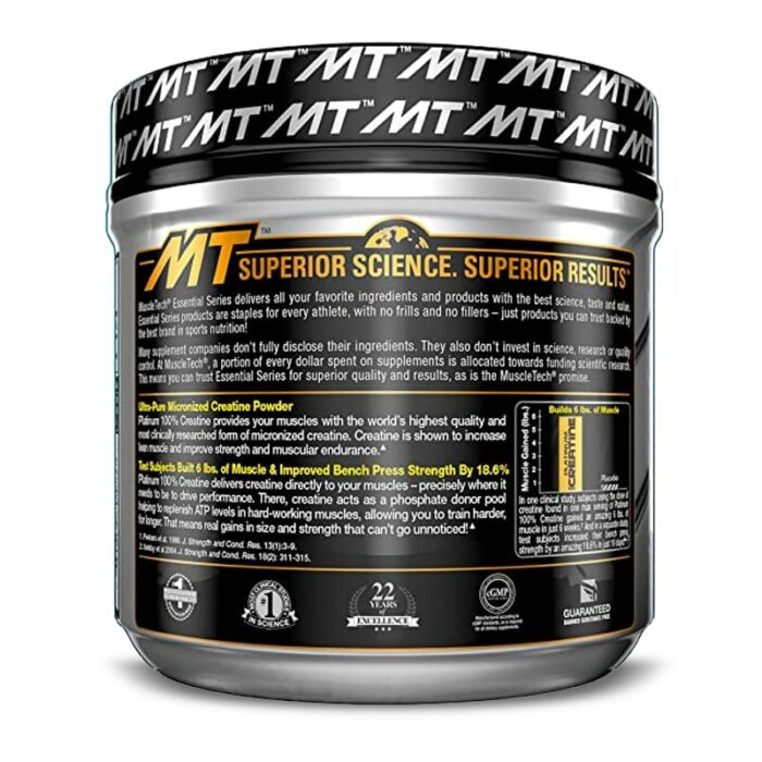 MuscleTech Platinum 100% Creatine 400 g – Image 2
