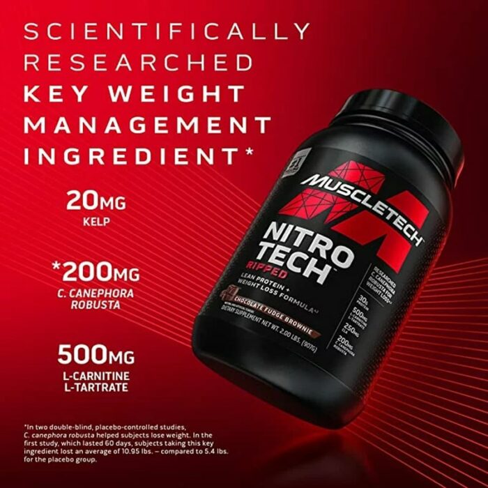 Nitro Tech Ripped   908gr -Muscletech – Image 3