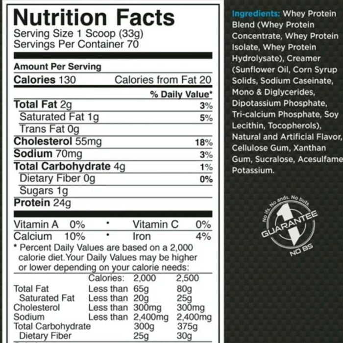 R1 WHEY BLEND 100% PROTEIN 4,5 KG – Image 2