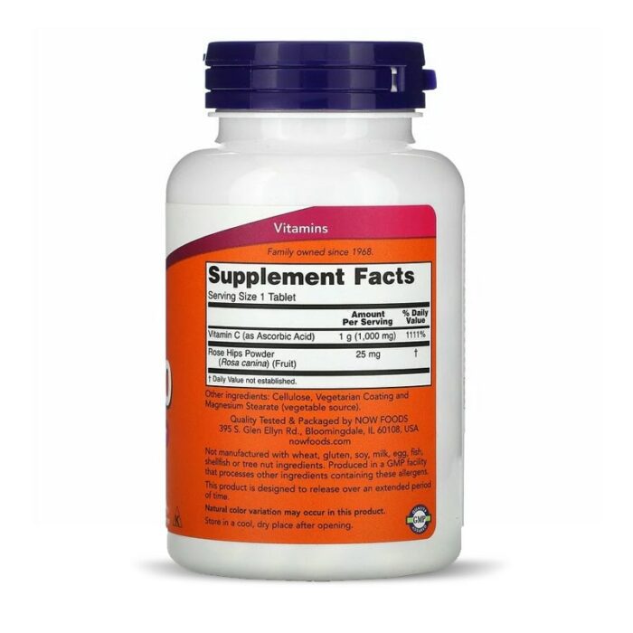 Vitamine C 1000, 100 comprimés végétales – Image 2