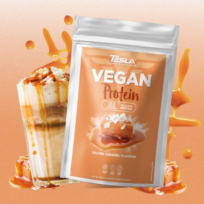 100% VEGAN PROTEIN 500gr TESLA – Image 2