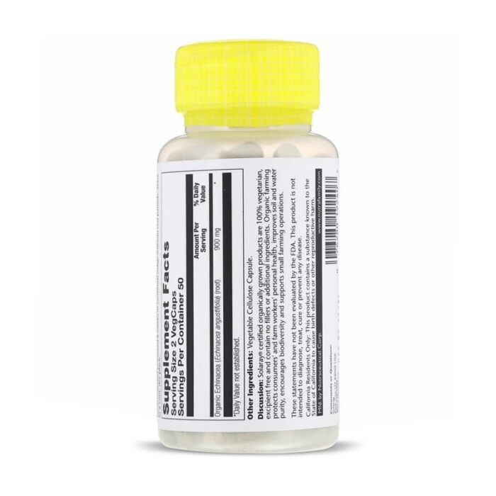Echinacea  Bio, 450 mg, 100 VegCaps – Image 2