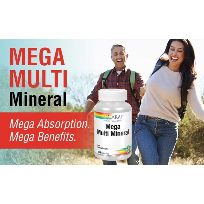 MEGA MULTI MINERAL 100cap Solaray – Image 2