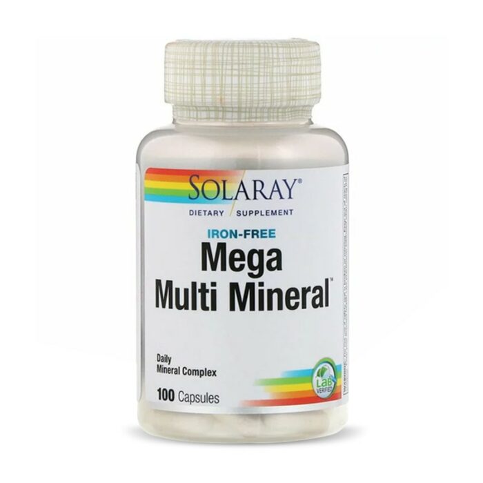 MEGA MULTI MINERAL 100cap Solaray