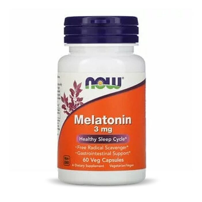 Mélatonine 3 mg 60Veg Caps Now Foods