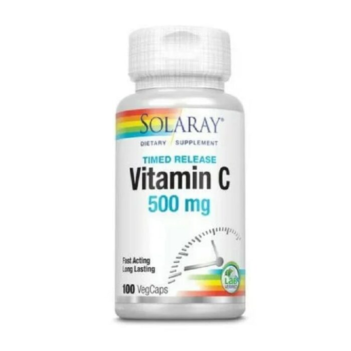Vitamine C 500 mg 100 CapsVeg Solaray