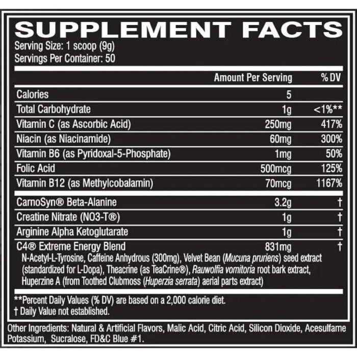 C4 Extreme Energy Cellucor – Image 2