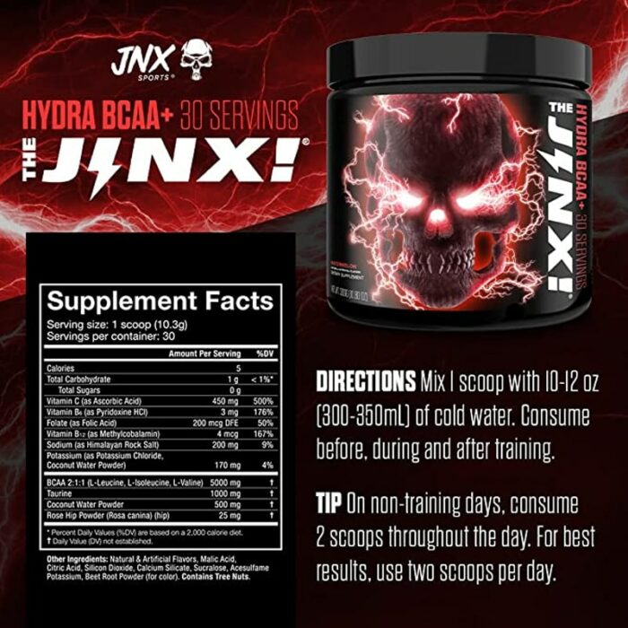 HYDRA BCAA+ 30 Serving Jnx sports – Image 2