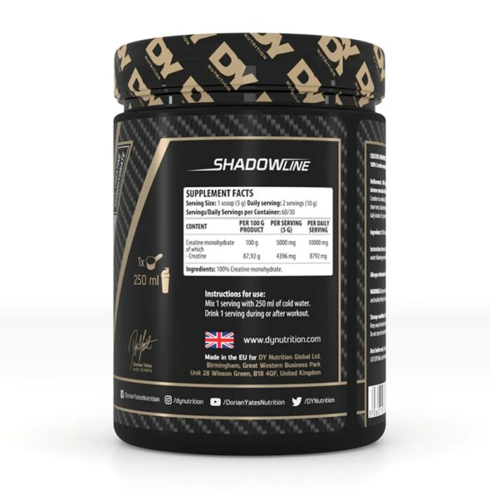 100% Creatine Monohydrate 300G Dorian Yates – Image 2