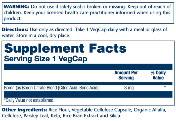 Boron Citrate 3mg – Image 2