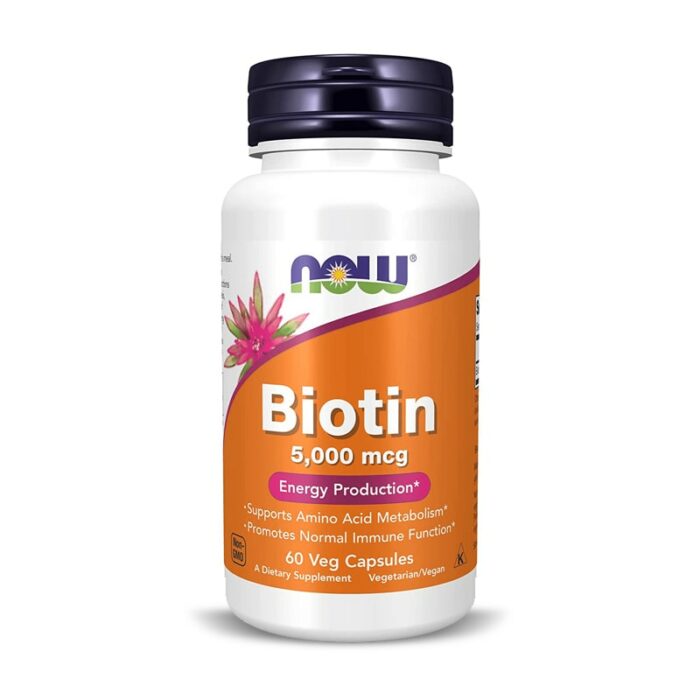 Biotin 5,000 mcg Veg Capsules