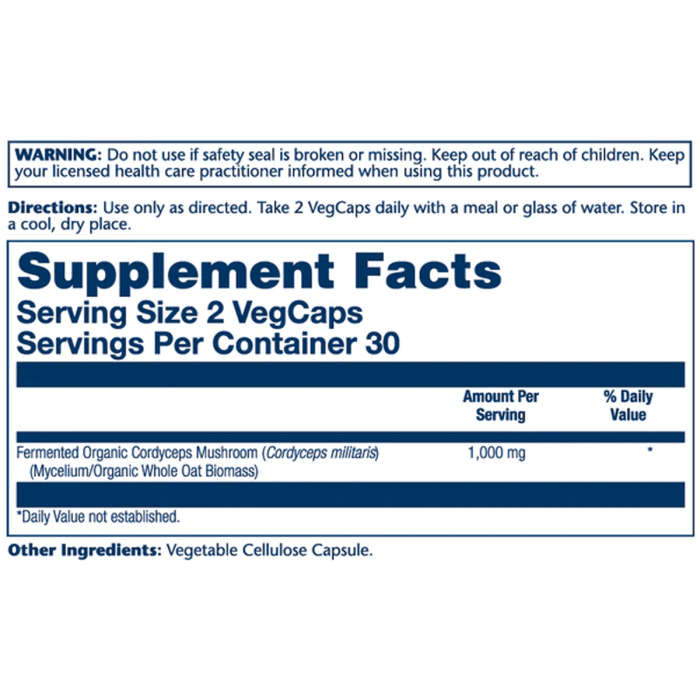 Org Grown Fermented cordycep 1000mg – Image 2