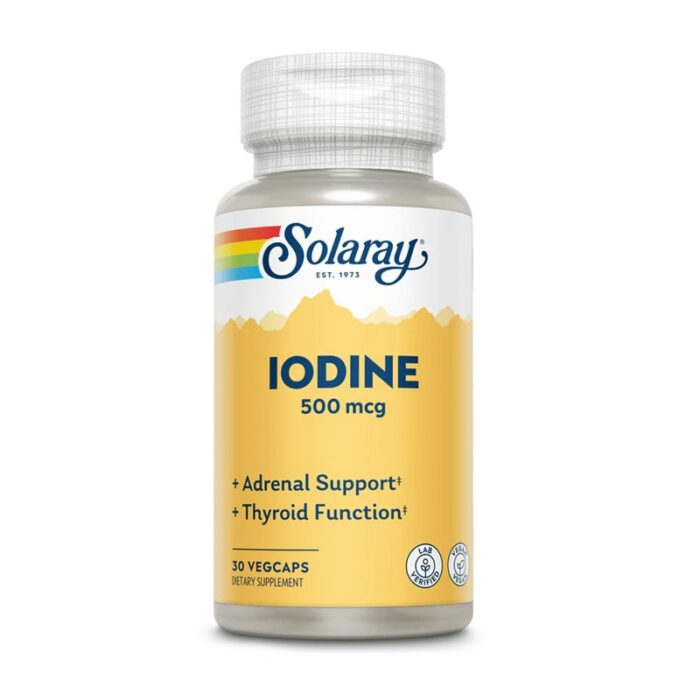 Iodine (as Potassium Iodine) 500mcg