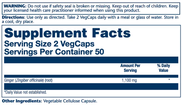 Ginger Root 1100mg – Image 2
