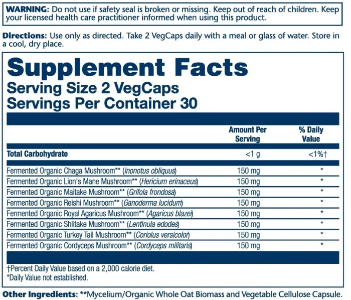 Fermented Mushroom Complete 1200mg – Image 3