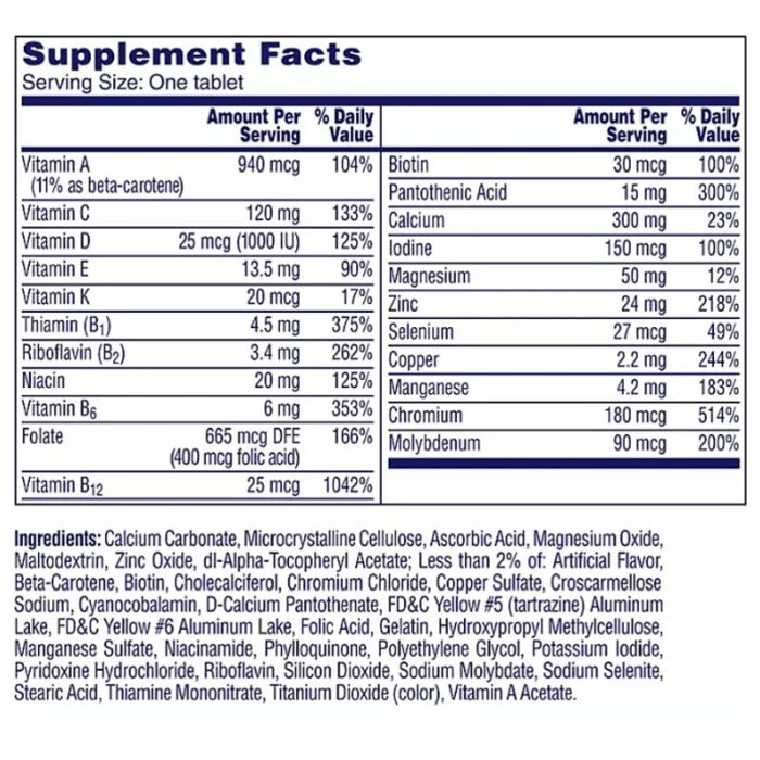 ONE A DAY Women’s 50+  Multivitamine pour femme – Image 4