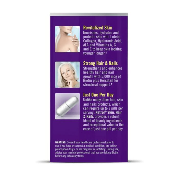 Skin, Hair & Nails Advanced Beauty Capsules – Image 2