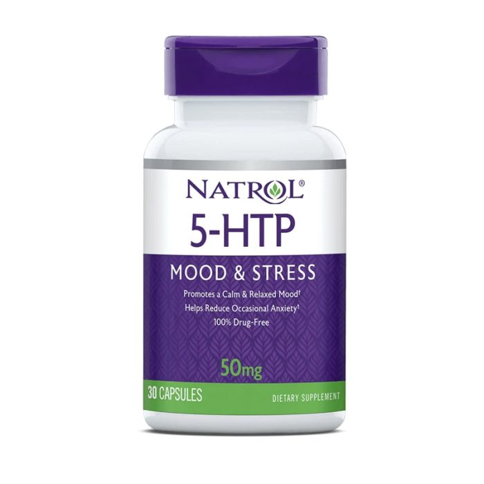 5-HTP Mood & Stress Capsules - 50mg