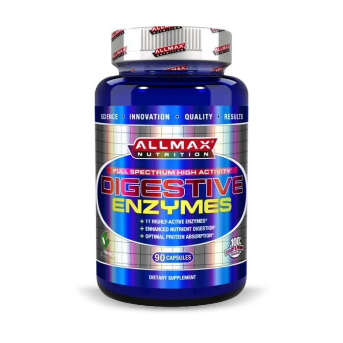 AllMax Nutrition Enzymes digestives, 90 Capsules