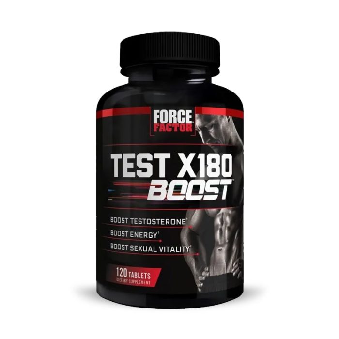 Force Factor Test X180 Boost, 120 Tablets