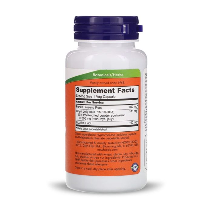 Ginseng & Royal Jelly 90 Veg Capsules – Image 2