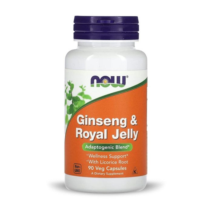 Ginseng & Royal Jelly 90 Veg Capsules