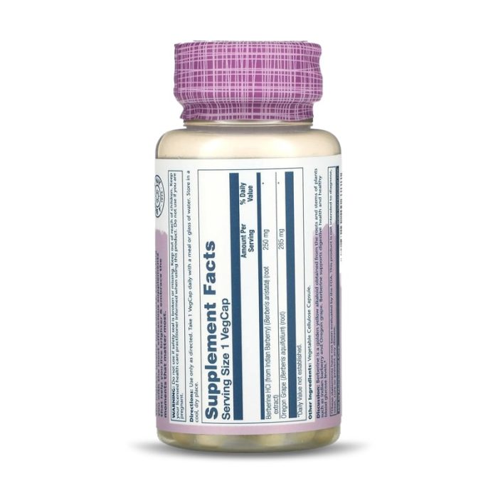 Solaray, Berberine Special Formula, 60 VegCaps – Image 2