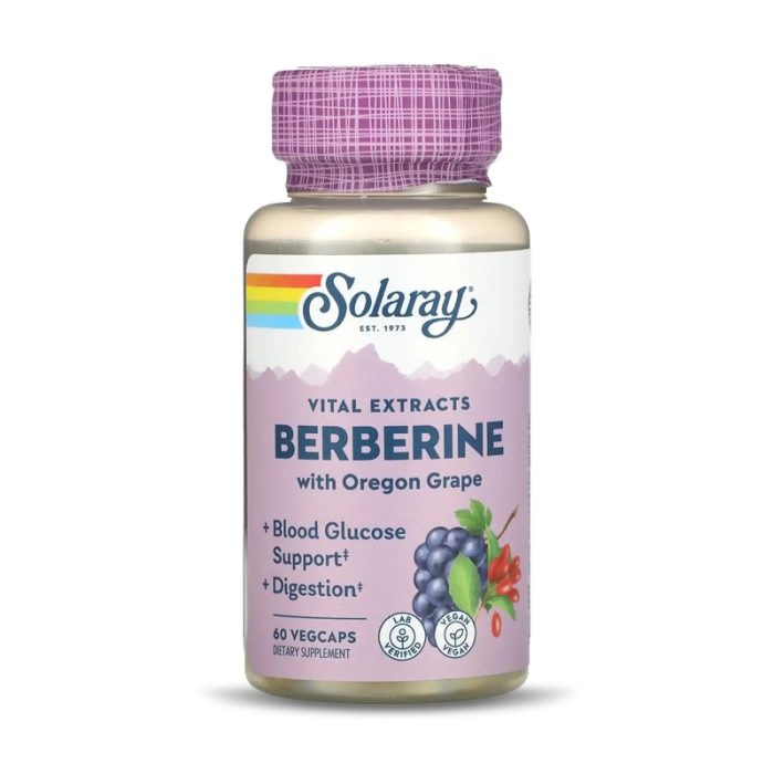 Solaray, Berberine Special Formula, 60 VegCaps