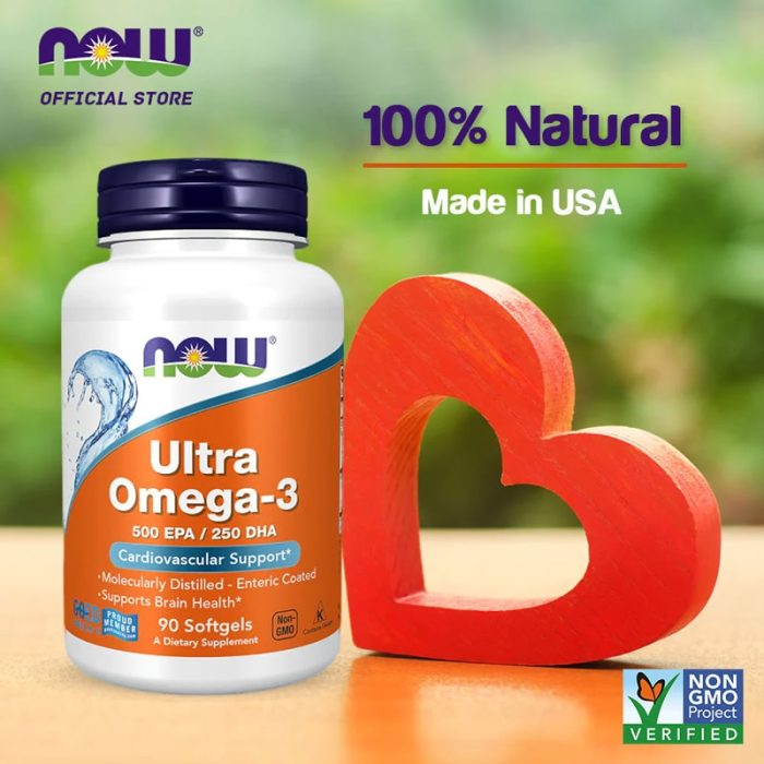 Ultra Oméga-3, 500 EPA /250 mg de DHA – Image 3