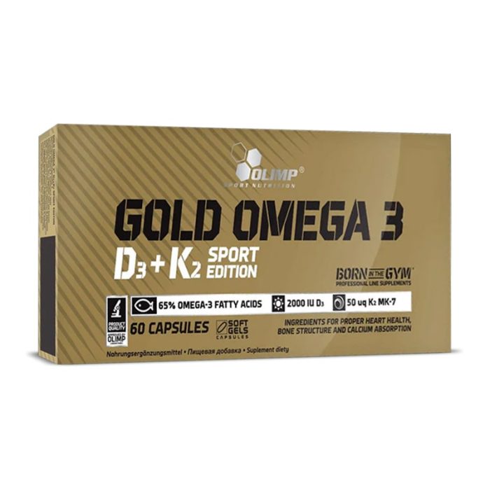 GOLD OMEGA 3 D3 + K2 60 Softgels Olimp