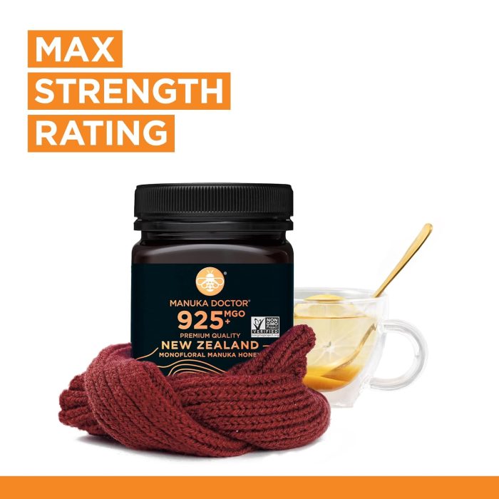 MANUKA DOCTOR NEW ZEALAND 925+MGO NET WT 8.75 OZ (250G) – Image 2