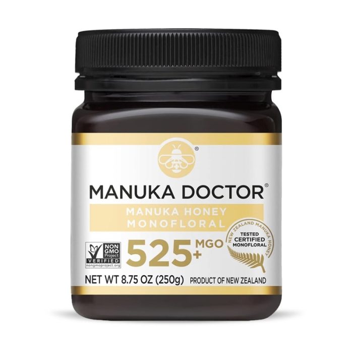 MANUKA DOCTOR NEW ZEALAND 525+MGO NET WT 8.75 OZ (250G)