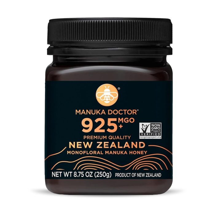 MANUKA DOCTOR NEW ZEALAND 925+MGO NET WT 8.75 OZ (250G)