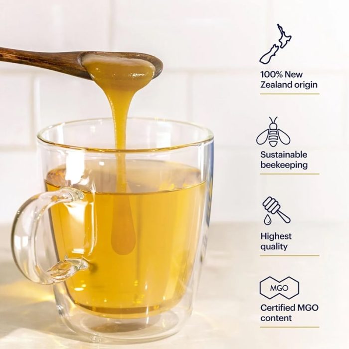 Manuka Health UMF 10+/MGO 263+ Manuka Honey (250g/8.8oz) – Image 3