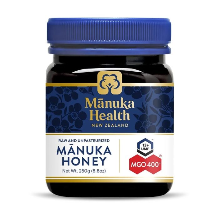 Manuka Health UMF 13+/MGO 400+ Manuka Honey (250g/8.8oz)