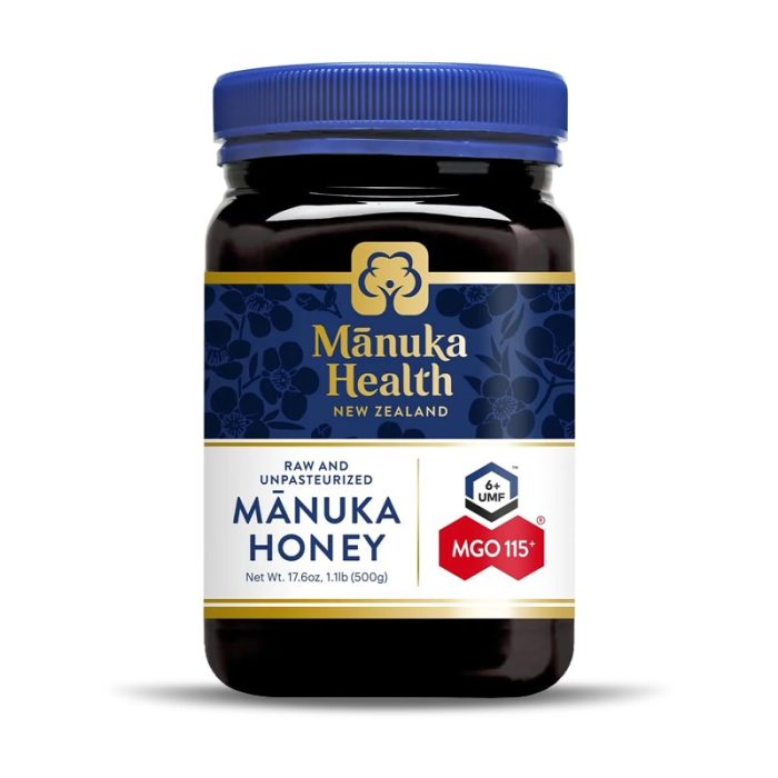 Manuka Health UMF 6+/MGO 115+ Manuka Honey (500g/8.8oz)