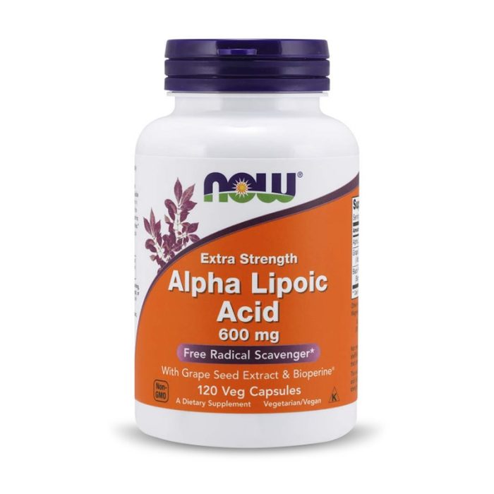 Now Foods, Alpha Lipoic Acid 600 mg, 120 Veg Capsules