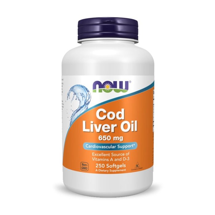 Now Foods, COD LIVER OIL 650MG, 90 Softgels