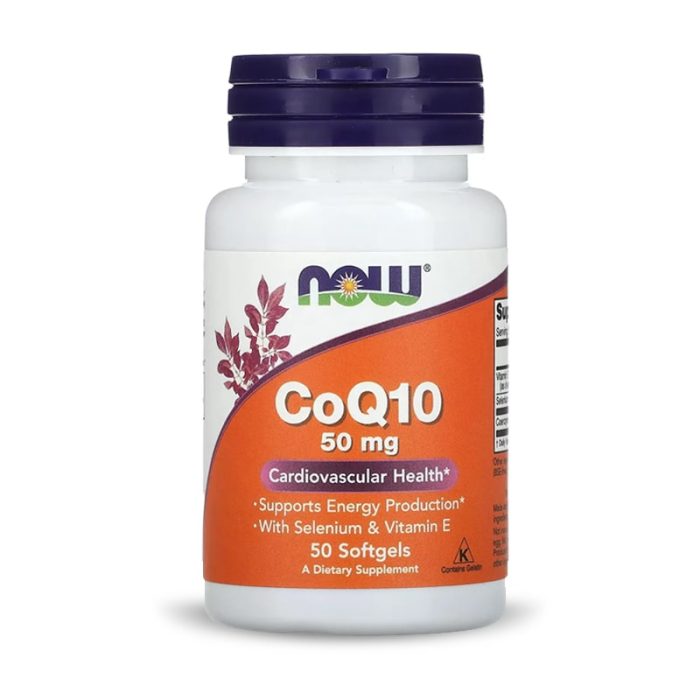 Now Foods, CoQ10 50mg + Vitamin E, 50 Softgels