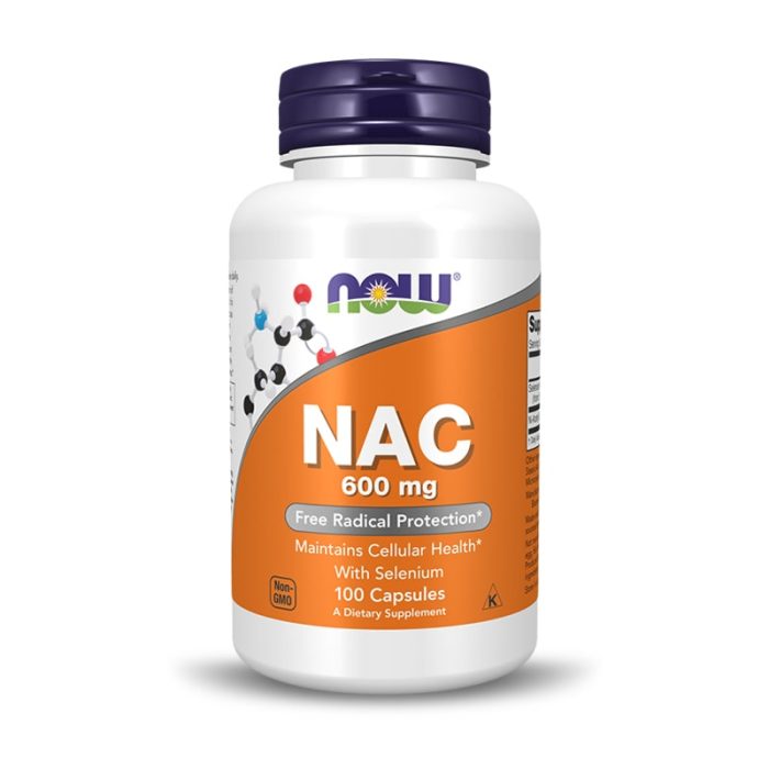 Now Foods NAC 600 mg N-Acetyl Cysteine 100 Capsules