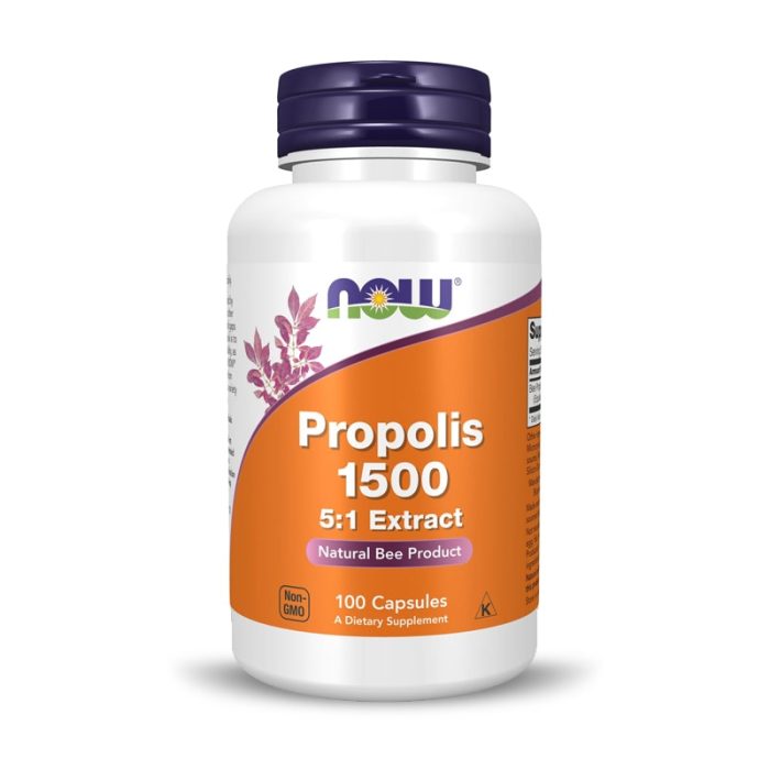 Now Foods, PROPOLIS 1500mg, 100 Capsules