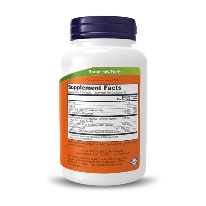 Now Foods  Prostate Support  90 Softgels – Image 2