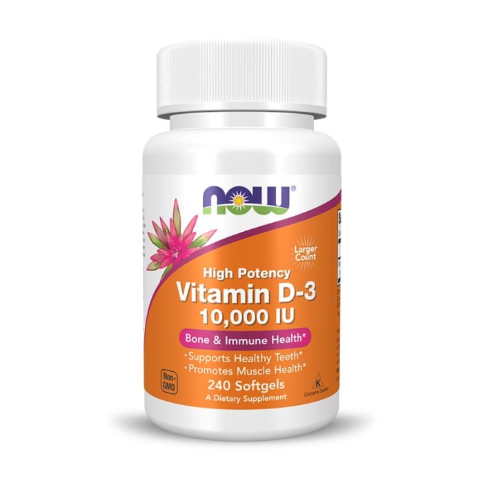 Now Foods, VITAMIN D-3 10,000 IU, 240 SGELS