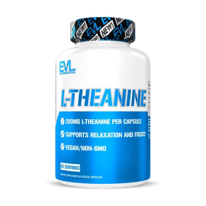 Evlution Nutrition L-Theanine - 60 Veggie Capsules
