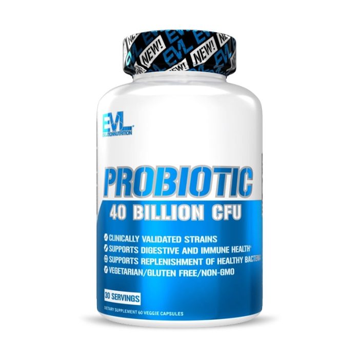 Evlution Nutrition Probiotic 60 Time Release Capsules