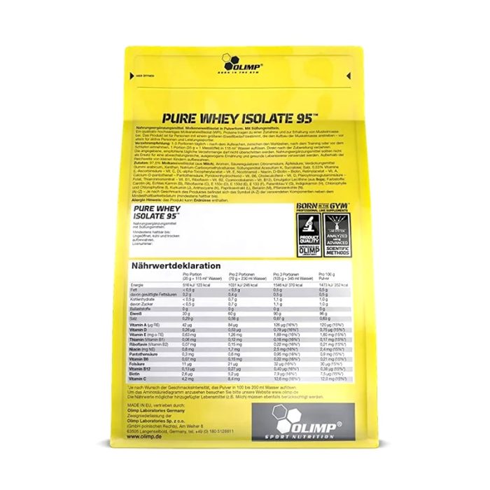 Olimp Pure Whey Isolate 95  1800 g – Image 2