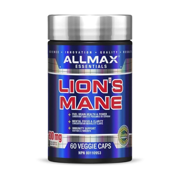ALLMAX Lion'S Mane - 60 Veggie Capsules