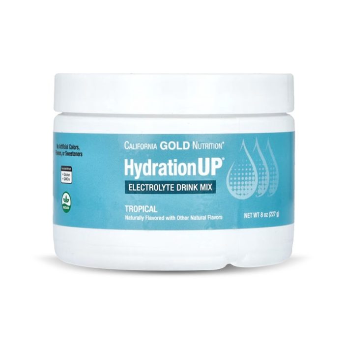 California Gold Nutrition HydrationUP TROPICAL , 227G