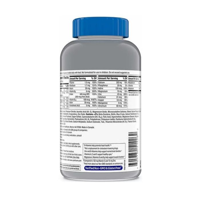 Centrum Silver Men 50+ Multivitamin, 275 Tablets – Image 3