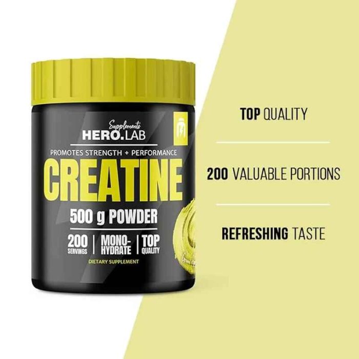 #HIRO.LAB Creatine Monohydrate -500g – Image 2